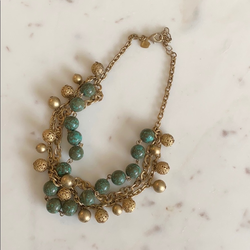 American Eagle multi layered necklace